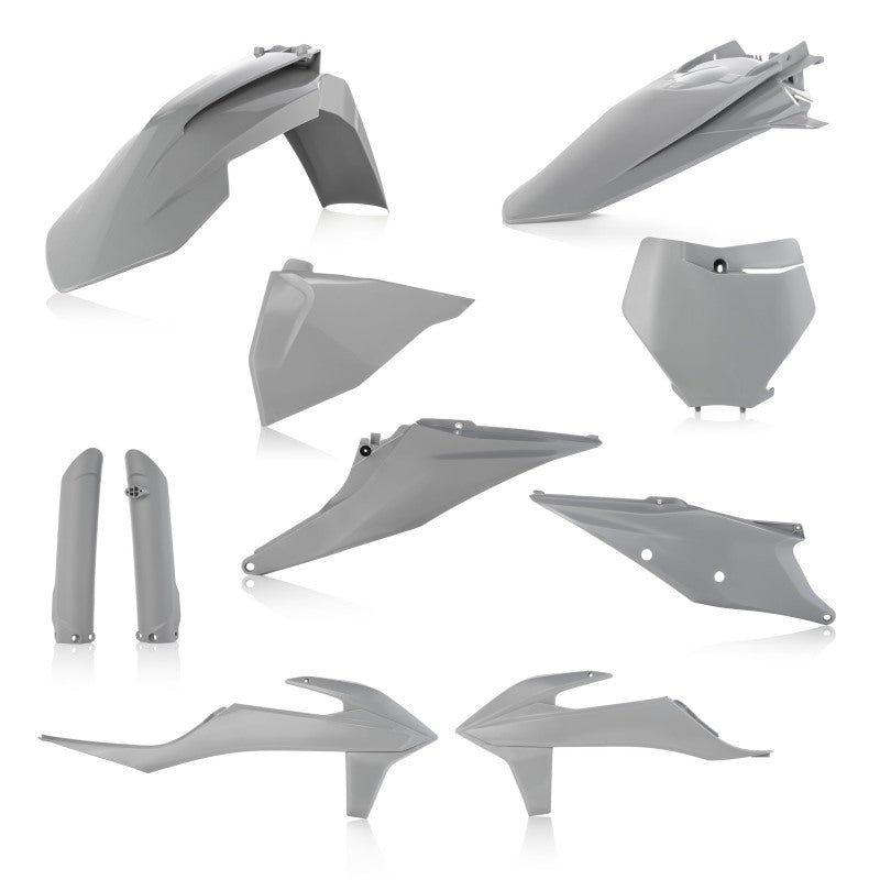 Acerbis 19-22 KTM 125-450 SX/ SX-F/ XC-F/ XC/ XC-tpi Full Plastic Kit - Gray - Blais Performance Parts