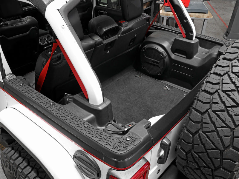 aFe 18-22 Jeep Wrangler JL (4-Door Models w/ 3-Piece Hard-Top Only) Terra Guard Tub Rail Covers - Blais Performance Parts