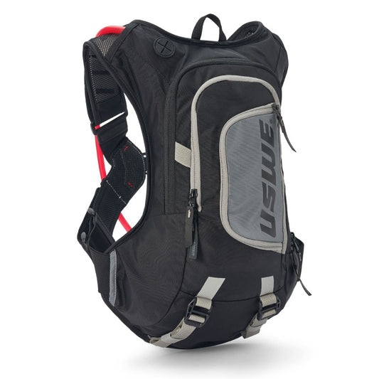 USWE Moto Hydro Hydration Pack 12L - Carbon Black/Grey - Blais Performance Parts