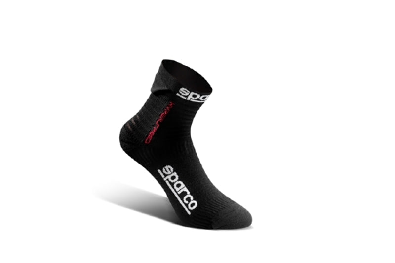 Sparco Socks Hyperspeed 44-45 Black - Blais Performance Parts