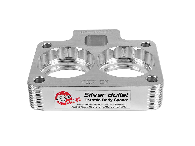 aFe Silver Bullet Throttle Body Spacers TBS Dodge Trucks 94-01 V8-5.2/5.9L - Blais Performance Parts