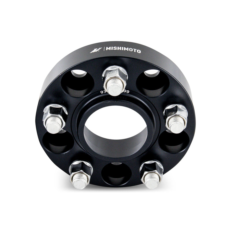 Mishimoto Wheel Spacers - 5x100 - 56.1 - 25 - M12 - Black - Blais Performance Parts