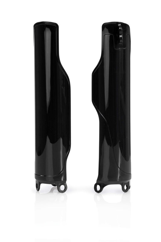 Acerbis 04-07 Honda CR/ 06-17 CRF250R/ CRF450R Lower Fork Cover Set - Black - Blais Performance Parts