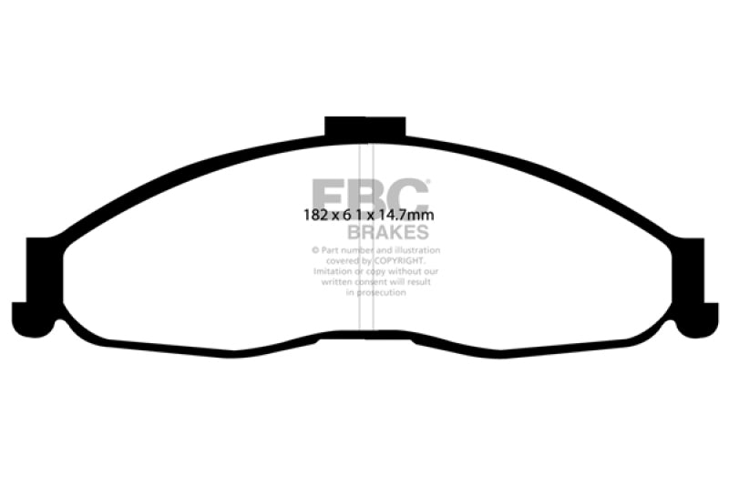 EBC 98-02 Chevrolet Camaro (4th Gen) 3.8 Bluestuff Front Brake Pads - Blais Performance Parts