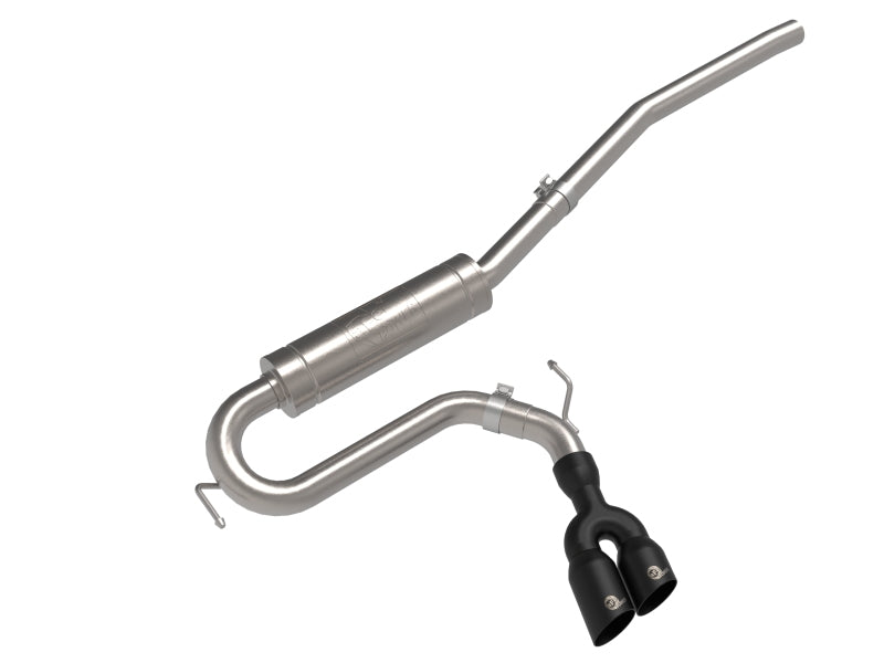 aFe Rebel Series 2.5in 409 SS Cat-Back Exhaust w/ Black Tip 2022 Ford Maverick - Blais Performance Parts