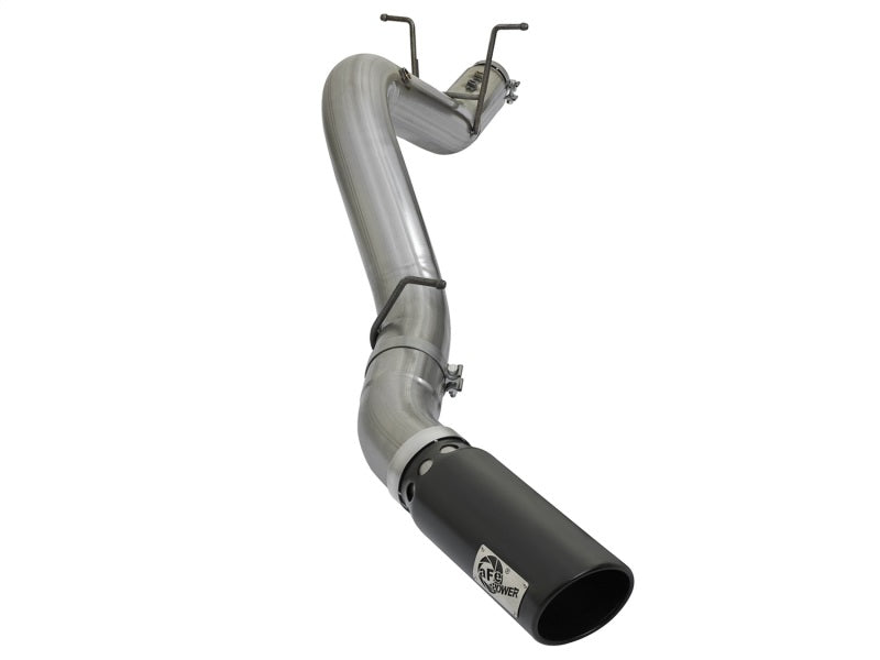 aFe LARGE BORE HD 5in 409-SS DPF-Back Exhaust w/Black Tip 2017 GM Duramax V8-6.6L (td) L5P - Blais Performance Parts