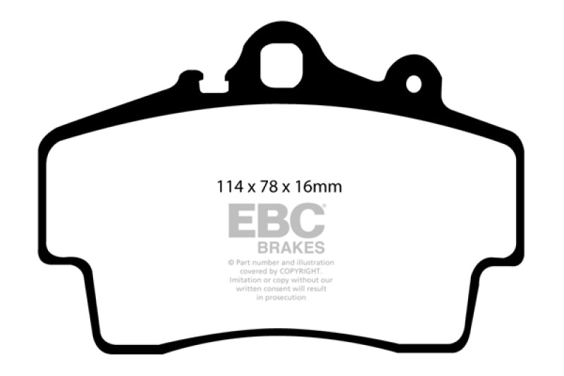 EBC 97-99 Porsche Boxster Bluestuff Front Brake Pads - Blais Performance Parts