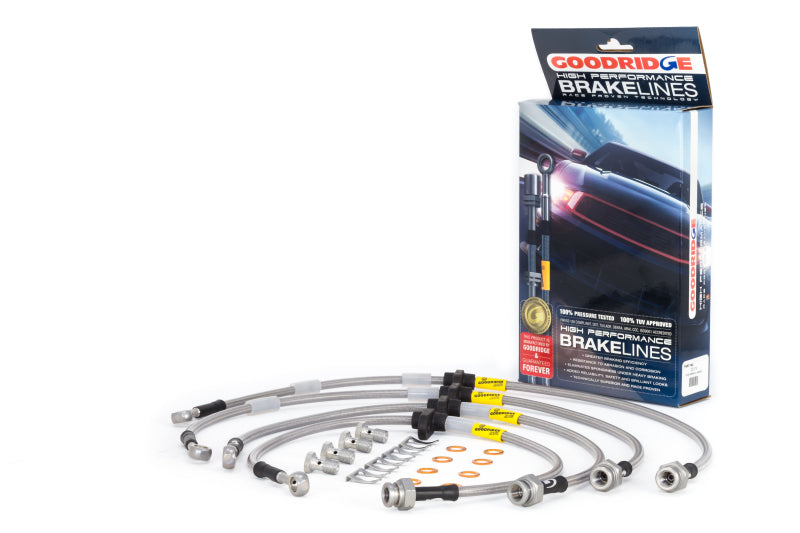 Goodridge 91-95 Acura Legend Stainless Steel Brake Lines - Blais Performance Parts