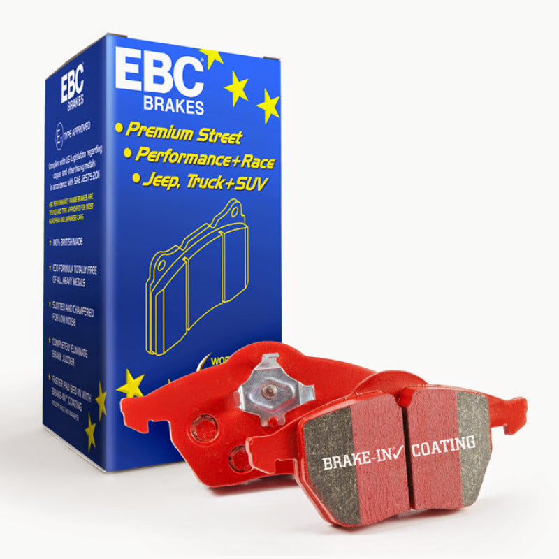 EBC 90-00 Aston Martin Vantage 5.3 (Twin Supercharged)(AP) Redstuff Rear Brake Pads - Blais Performance Parts