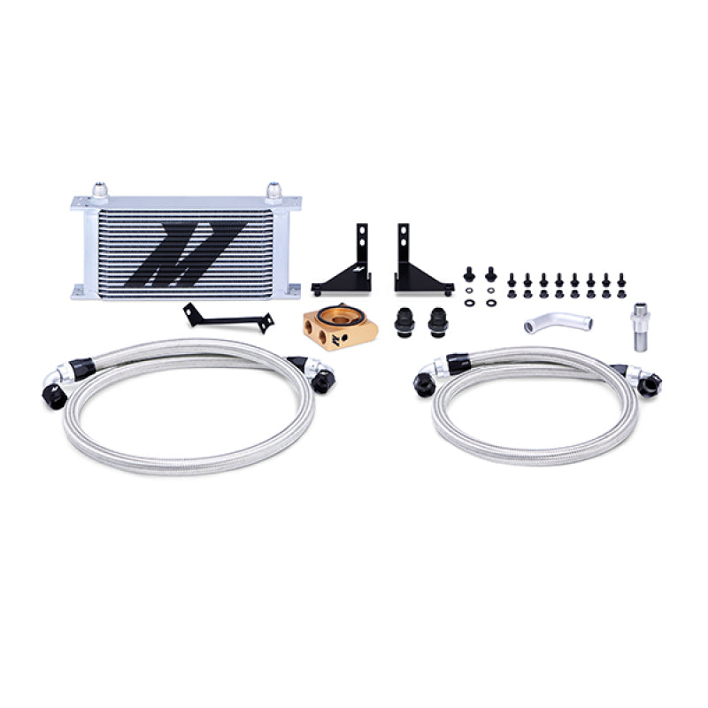 Mishimoto 14-16 Ford Fiesta ST Thermostatic Oil Cooler Kit - Silver - Blais Performance Parts