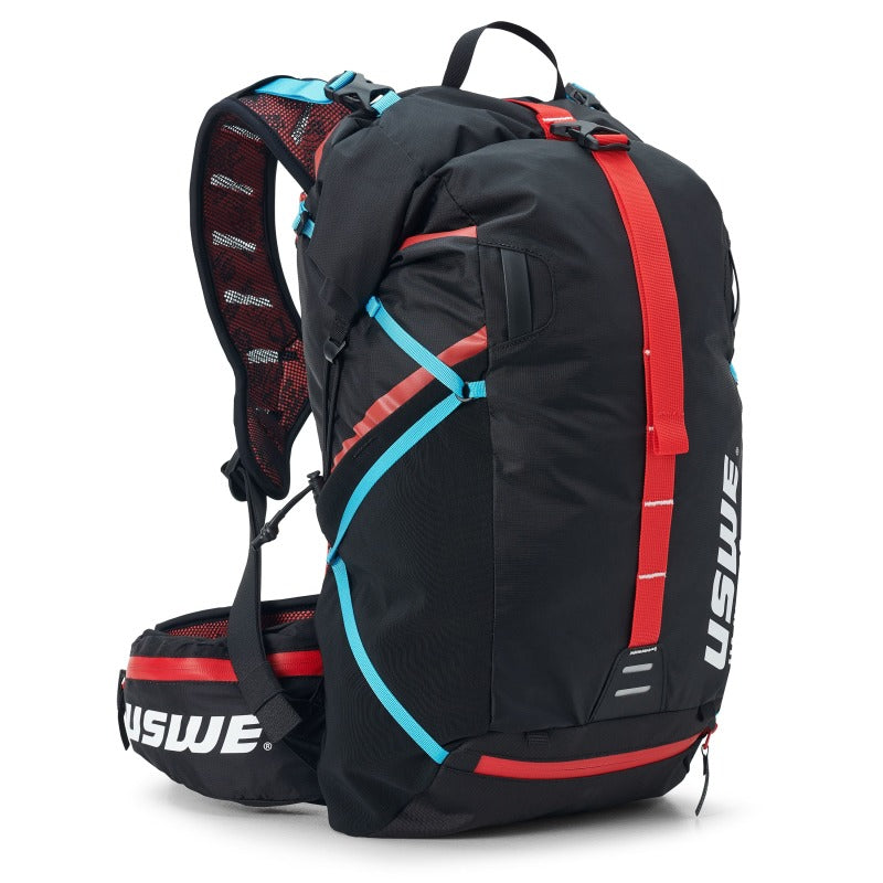 USWE Hajker Winter Rolltop Daypack 30L - Carbon Black - Blais Performance Parts