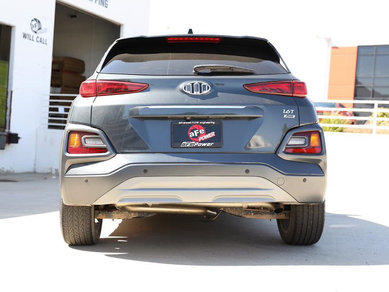 aFe Takeda 2-1/2in 304 SS Axle-Back Exhaust (No Muffler) 18-21 Hyundai Kona L4 1.6L (t) - Blais Performance Parts