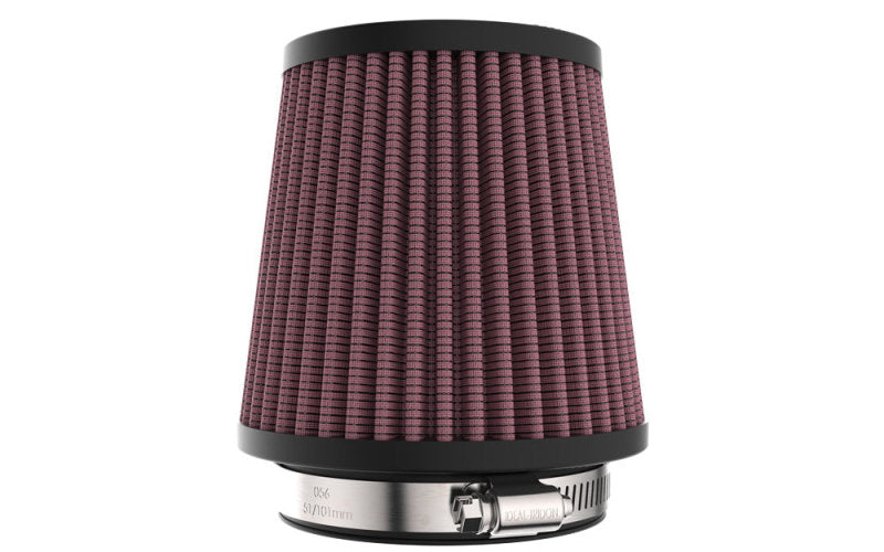 K&N Universal Clamp-On Air Filter 3in FLG /4 1/2in B / 3 1/2in T / 4 3/8in H - Blais Performance Parts