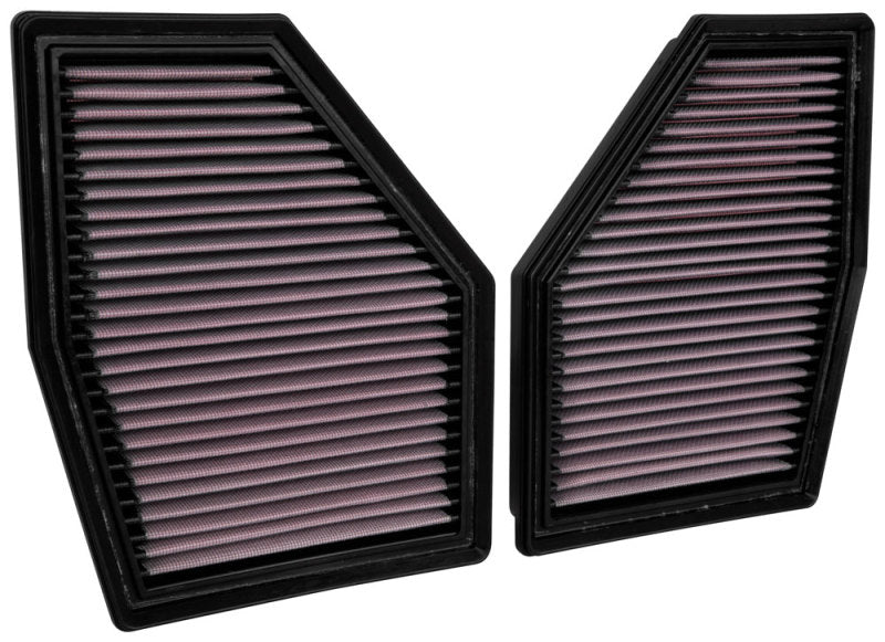 K&N 2020 BMW M550i 4.4L V8 Replacement Air Filter (2 Per Box) - Blais Performance Parts