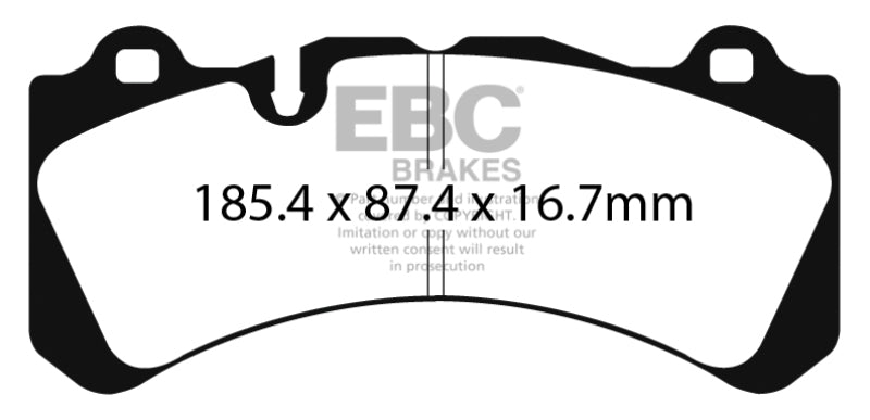 EBC 2014+ Volvo S60 Polestar/V60 Polestar 3.0T Yellowstuff Front Brake Pads - Blais Performance Parts