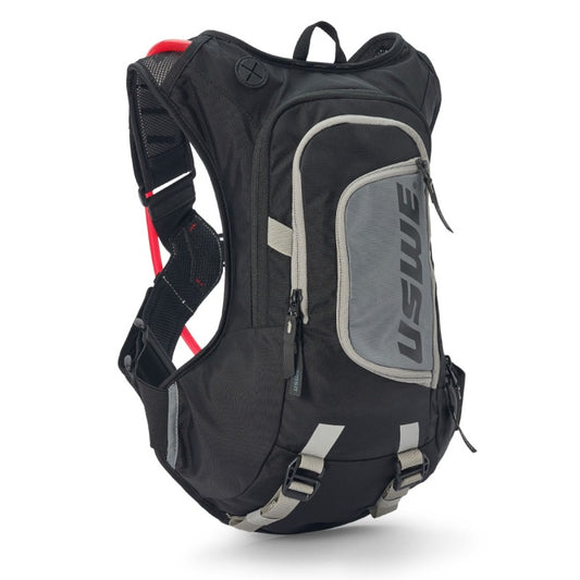 USWE Moto Hydro Hydration Pack 8L - Carbon Black/Grey - Blais Performance Parts