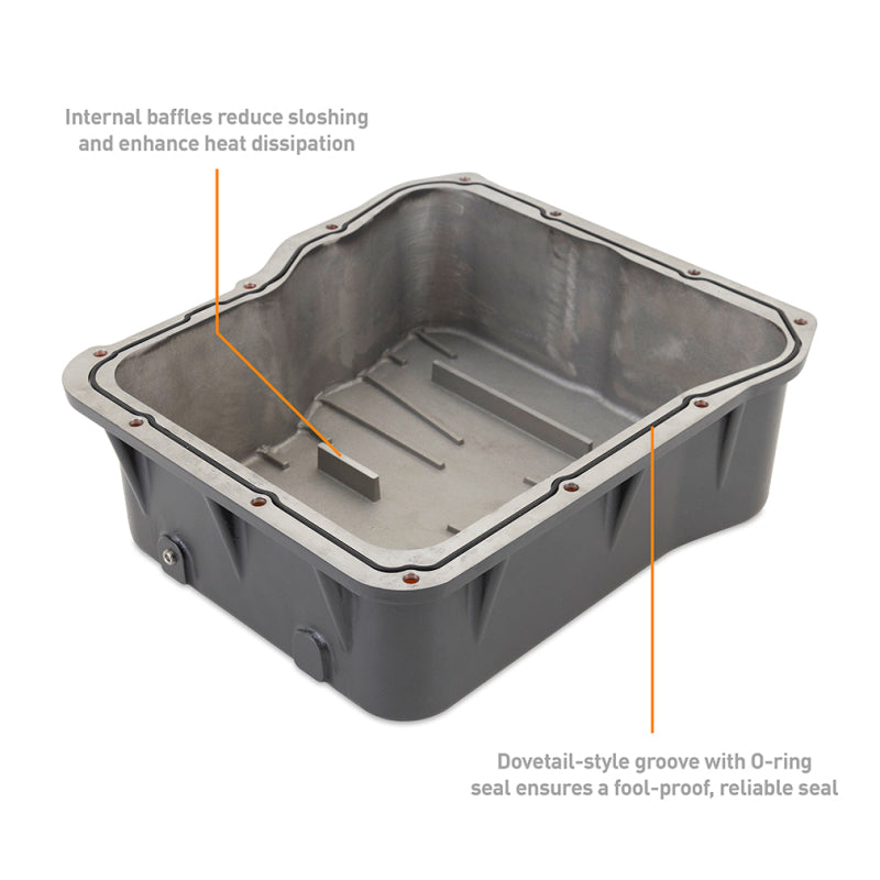Mishimoto 01-19 Duramax Allison A1000 Transmission Pan Cast GR - Blais Performance Parts