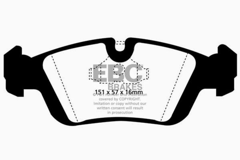 EBC 96-98 BMW Z3 Bluestuff Front Brake Pads - Blais Performance Parts