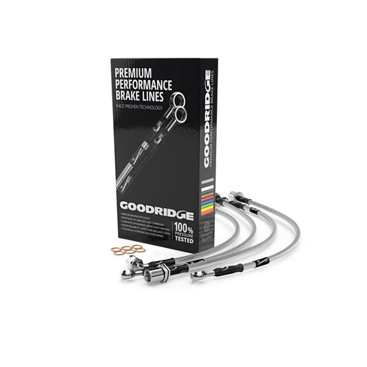 Goodridge 32in Female to Female Stainless Hose - Blais Performance Parts