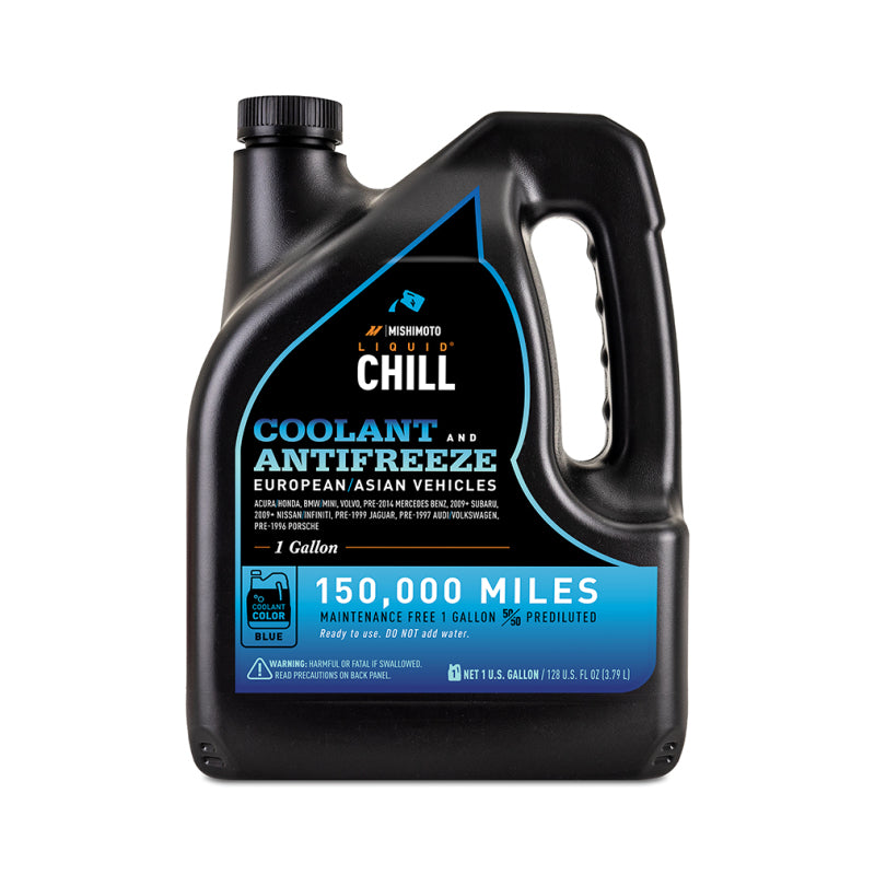 Mishimoto Liquid Chill EG Coolant, European/Asian Vehicles, Blue - Blais Performance Parts