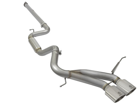 aFe POWER Takeda 3in 304 SS Cat-Back Exhaust w/ Polished Tips 13-17 Ford Focus ST L4-2.0L (t) - Blais Performance Parts