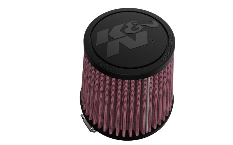 K&N Universal Clamp-On Air Filter 3in FLG /4 1/2in B / 3 1/2in T / 4 3/8in H - Blais Performance Parts