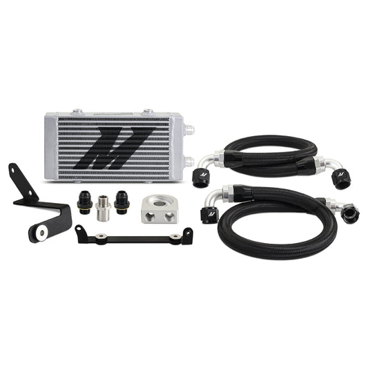 Mishimoto 2023+ Toyota GR Corolla Oil Cooler Kit - Thermostatic - Silver - Blais Performance Parts