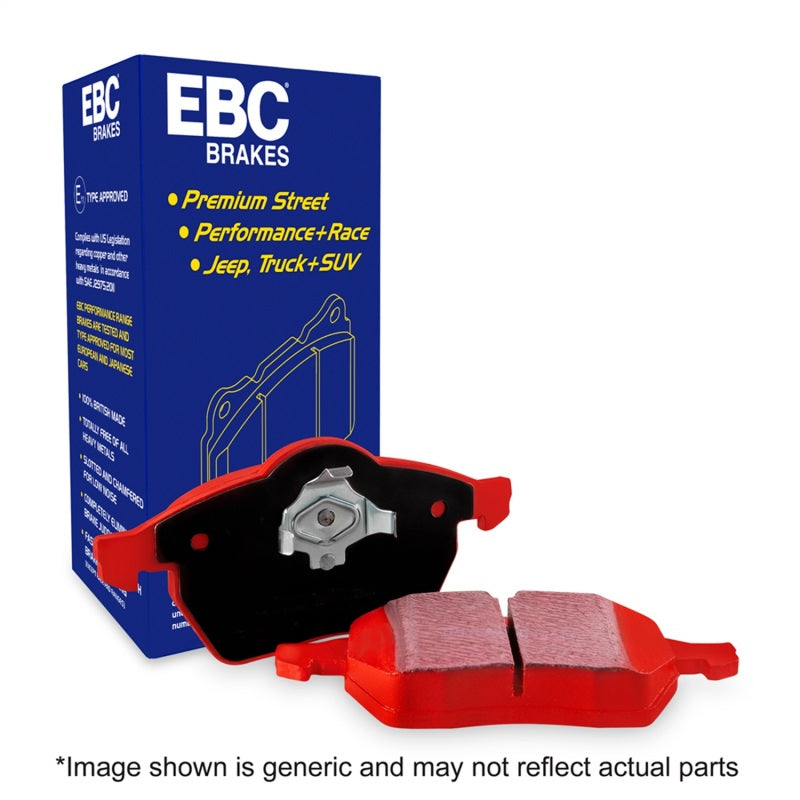 EBC 90-00 Aston Martin Vantage 5.3 (Twin Supercharged)(AP) Redstuff Rear Brake Pads - Blais Performance Parts