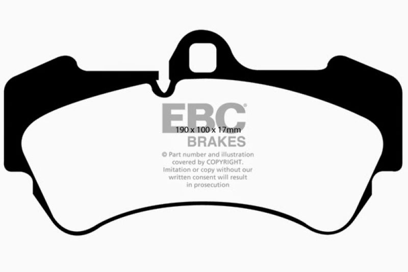 EBC 04-06 Porsche Cayenne 3.2L Bluestuff Front Brake Pads - Blais Performance Parts