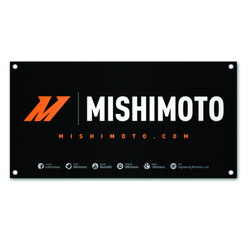 Mishimoto Promotional Medium Vinyl Banner 33.75x65 inches - Blais Performance Parts