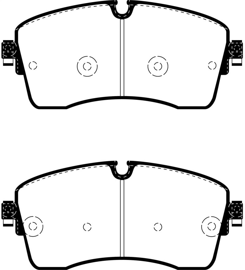 EBC 2018+ Jaguar E-Pace 2.0L Turbo (246) Yellowstuff Front Brake Pads - Blais Performance Parts