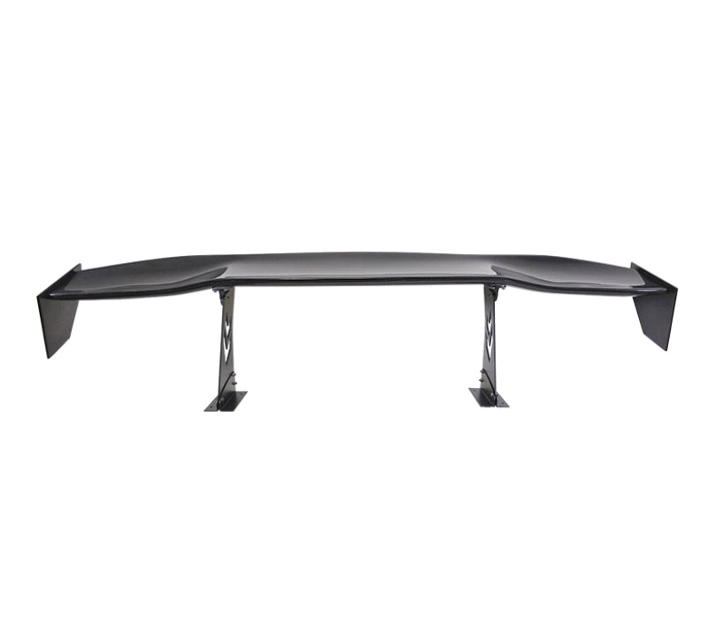 NRG Carbon Fiber Spoiler - Universal (69in.) w/NRG Logo / Stand Cut Out / Large Side Plate - Blais Performance Parts