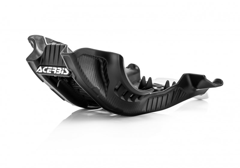 Acerbis 19-22 KTM/Husqvarna SX-F250/350/ FC250/350 Skid Plate - Black/White - Blais Performance Parts