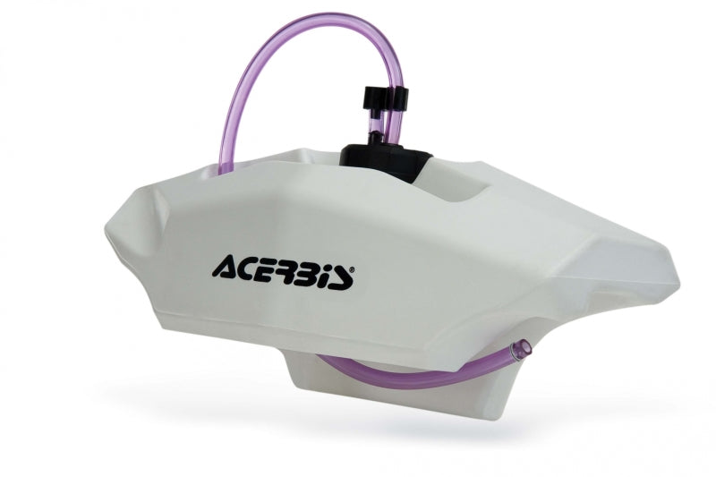 Acerbis Auxiliary Front Handlebar .6 Gallon Fuel Tank - White - Blais Performance Parts