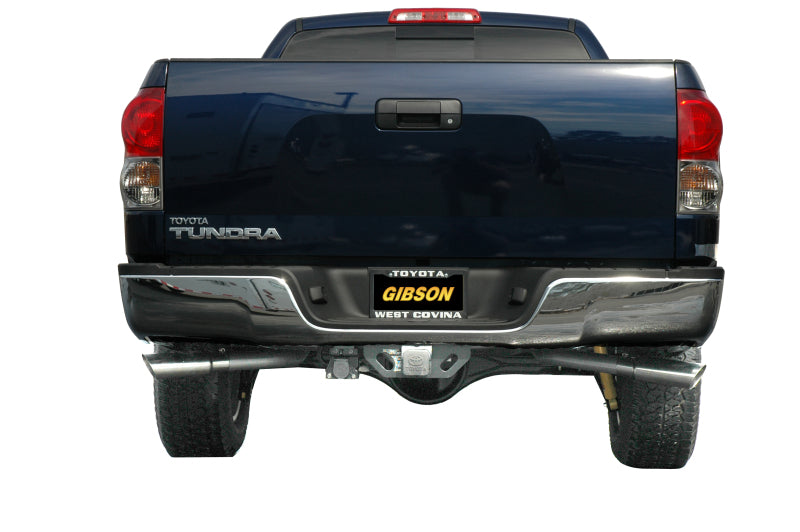 Gibson 14-19 Toyota Tundra SR 4.6L 2.5in Cat-Back Dual Extreme Exhaust - Stainless - Blais Performance Parts