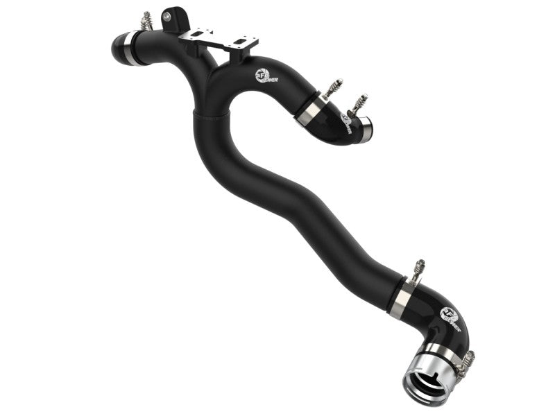 aFe Kia Stinger 18-22 V6-3.3L (tt) BladeRunner Hot Charge Pipe- Black - Blais Performance Parts