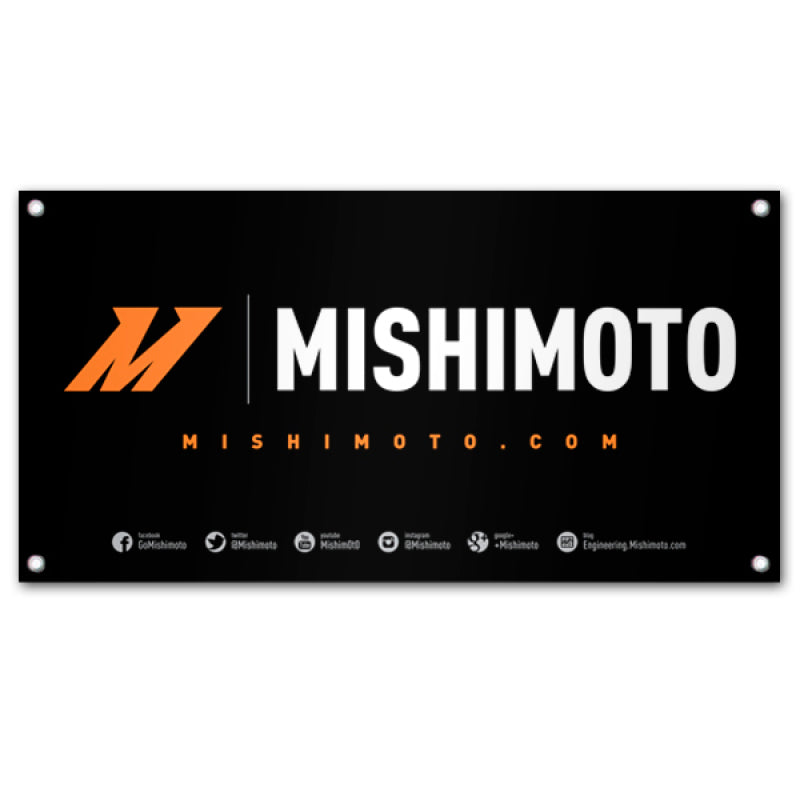 Mishimoto Promotional Large Vinyl Banner 45x87.5 inches - Blais Performance Parts