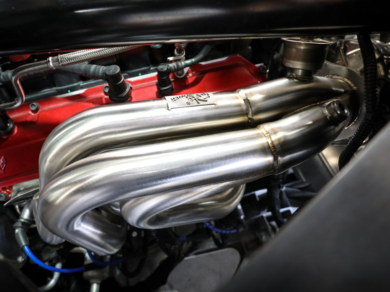 aFe Twisted 304SS Header 2020 Chevy Corvette (C8) 6.2L V8 - Titanium Ceramic Coated - Blais Performance Parts