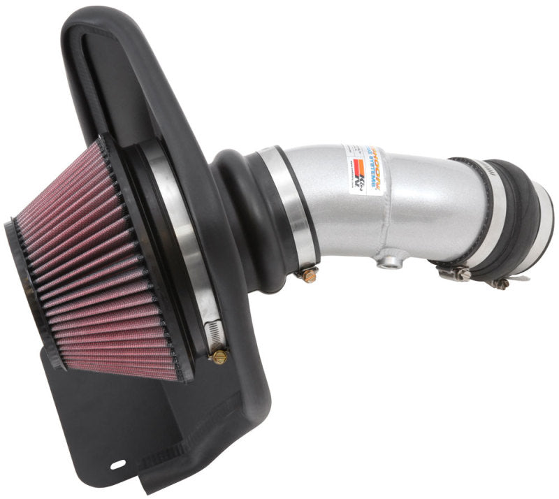 K&N 14-16 Kia Soul L4 2.0L Typhoon Cold Air Intake Aluminum Silver - Blais Performance Parts