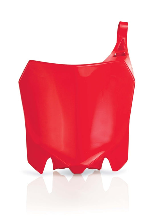 Acerbis 13-17 Honda CRF250R/CRF450R Front Number Plate - Red - Blais Performance Parts