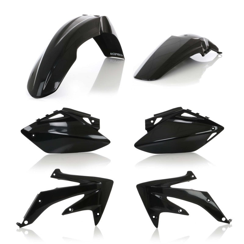 Acerbis 07-08 Honda CRF450R Plastic Kit - Black - Blais Performance Parts