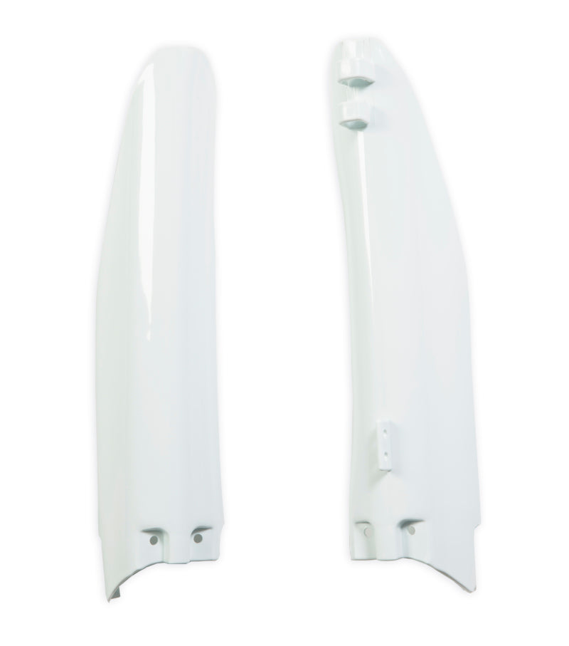 Acerbis 99-03 Suzuki RM125/250 Lower Fork Cover Set - White - Blais Performance Parts