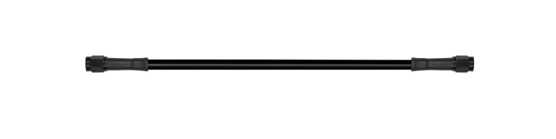Goodridge 50in Universal Brake Line Assembly w/Black Zinc Fittings & Black Hose - Blais Performance Parts