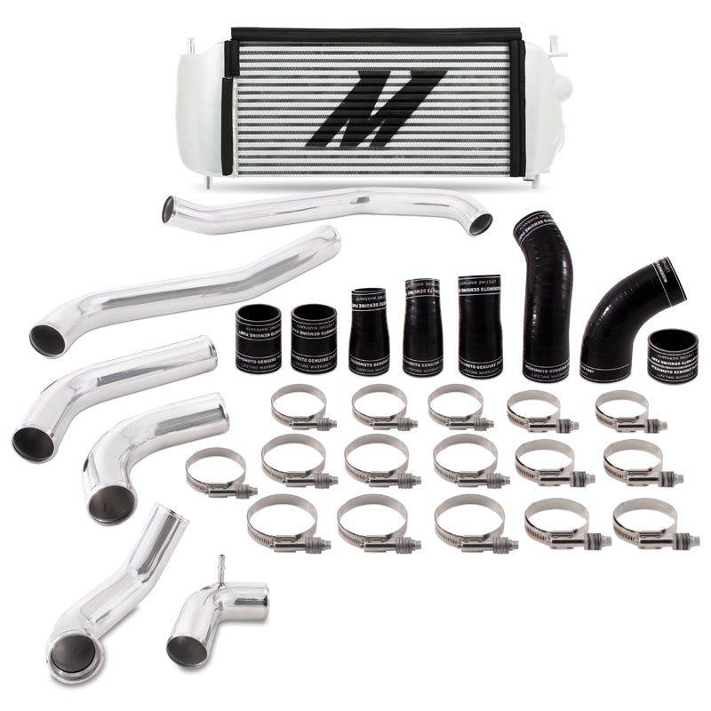 Mishimoto 2017+ Ford F150 3.5L EcoBoost Performance Intercooler Kit - Silver Cooler Polished Pipes - Blais Performance Parts