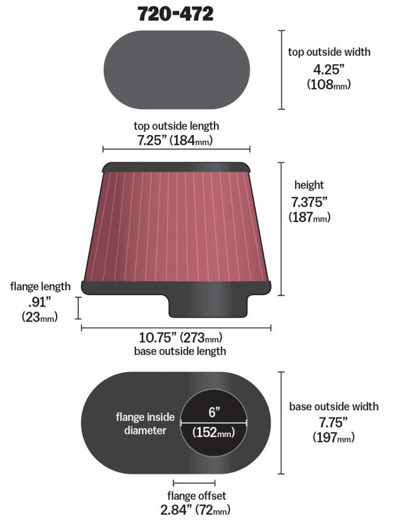 Airaid Kit Replacement Filter - Blais Performance Parts