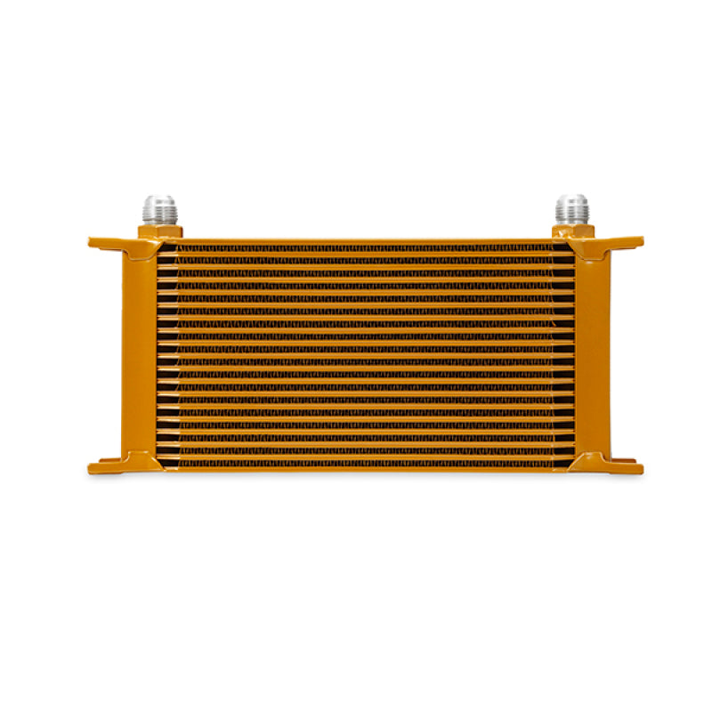 Mishimoto Universal 19 Row Oil Cooler - Gold - Blais Performance Parts