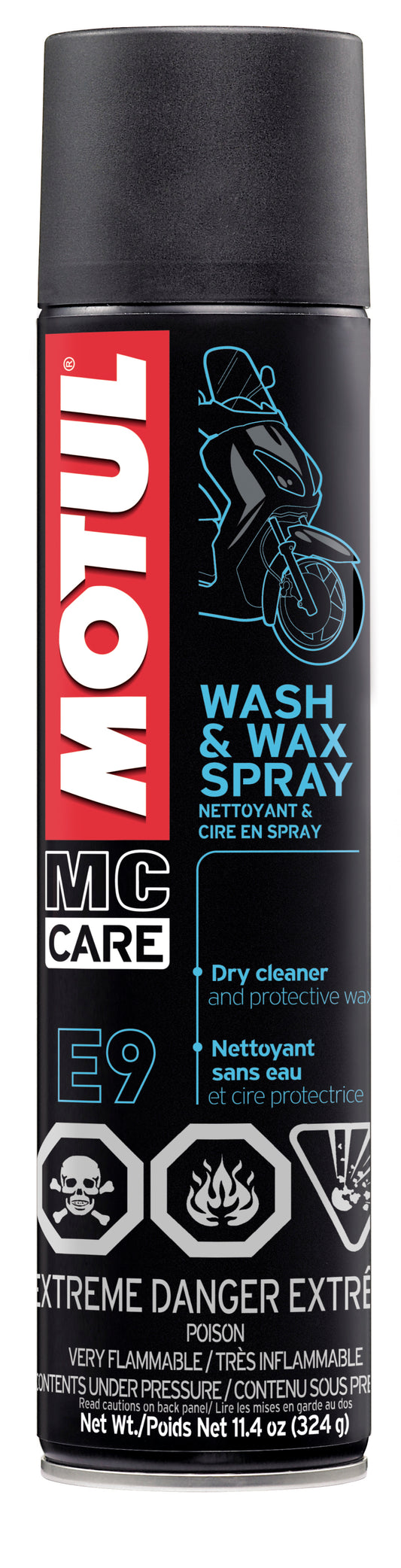 Motul 11.4oz Cleaners WASH & WAX - Body & Paint Cleaner - Blais Performance Parts