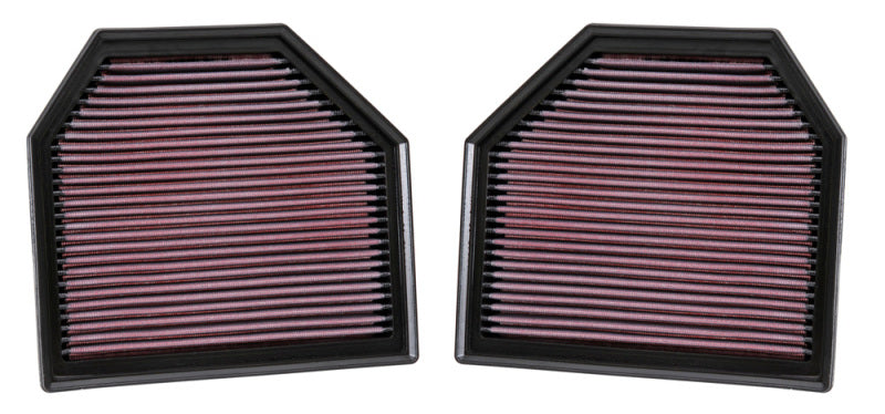 K&N Replacement Air Filter for 11-14 BMW M5/M6 4.4L V8 / 2015 M4/M3 3.0L I6  (2 per box) - Blais Performance Parts