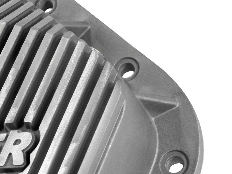 afe Front Differential Cover (Raw; Street Series); Ford Diesel Trucks 94.5-14 V8-7.3/6.0/6.4/6.7L - Blais Performance Parts