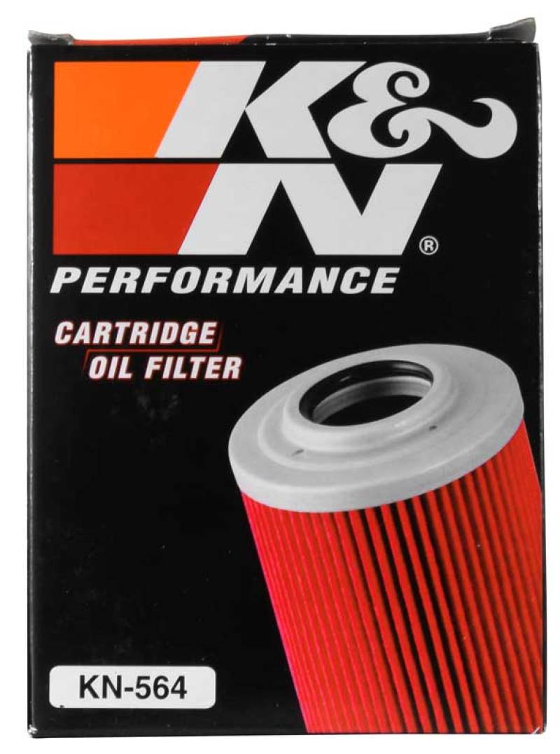 K&N Can/AM Spyder RT 998/ Buell 1125R -2.2219in OD x 0.969in ID x 3.813in H Oil Filter - Blais Performance Parts